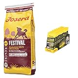 JOSERA Festival (1 x 15 kg) + JOSERA Loopies mit Lamm (11 x 150 g) |Super Premium Hundefutter mit leckerem Soßenmantel + getreidefreie Hundeleckerlis mit wenig Fett und ohne Zucker